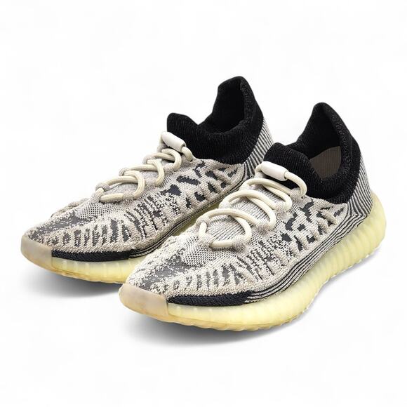 Adidas Yeezy Boost 350 V2 Primeknit Grey Black Men’s Sneakers US 11 - Preowned - Picture 1 of 8